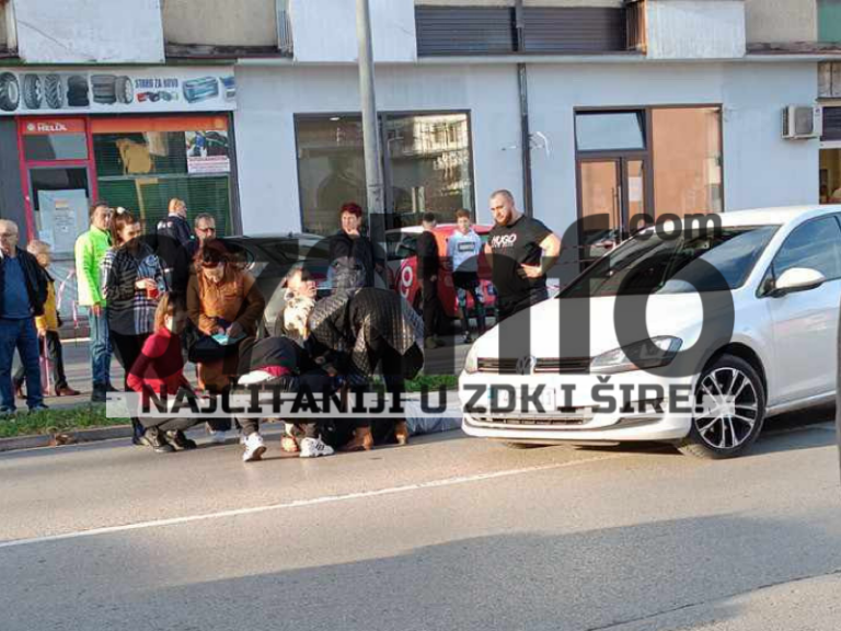 NESREĆA U ZENICI: Golf udario pješaka