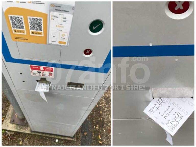 ZENICA: Građani sve više nesebično ostavljaju parking karte besplatno