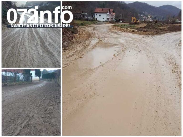 MJEŠTANI TEŠNJA OGORČENI: Kamioni i izvođači koridora 5c uništili lokalni put