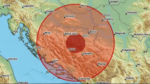 BiH pogodio snažan zemljotres, treslo se i na Vlašiću