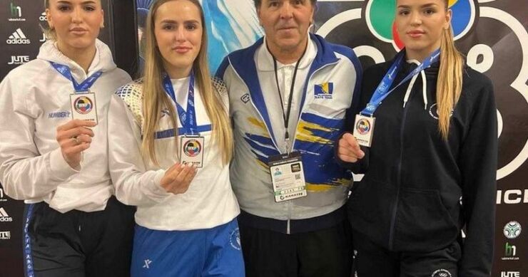 Tri sestre Sipović osvojile tri medalje na Svjetskoj karate ligi mladih u Veneciji