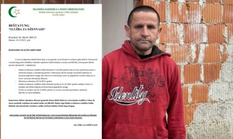 Reagovala Islamska zajednica o navodnom potraživanju 400 KM od Rame Abdića