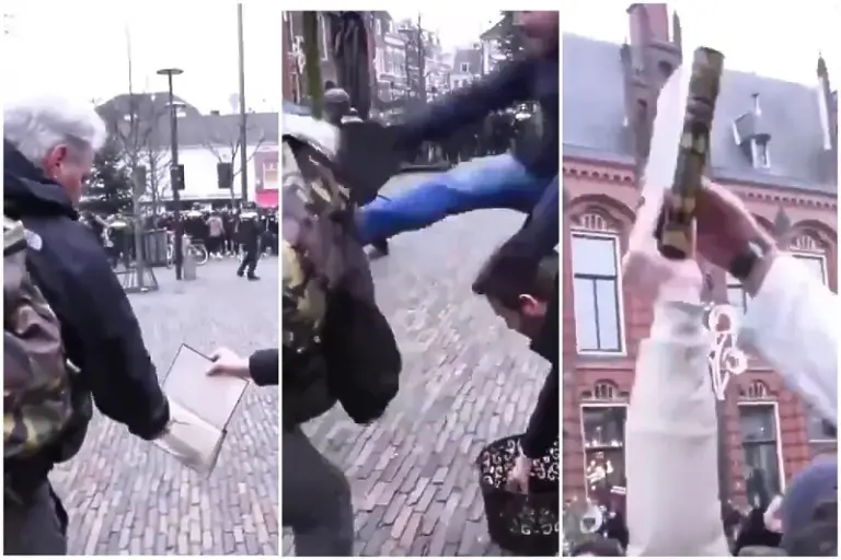 Desničari pokušali zapaliti Kur’an u Nizozemskoj, na kraju spašavali živu glavu