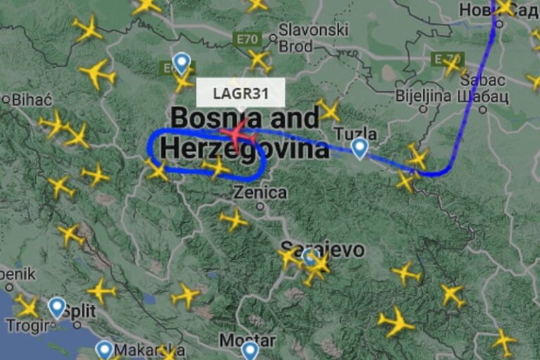 Američki zračni tanker trenutno kruži iznad BiH kao ispomoć lovcima F-16