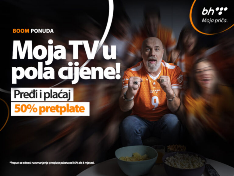 Moja TV po 50% nižoj cijeni!