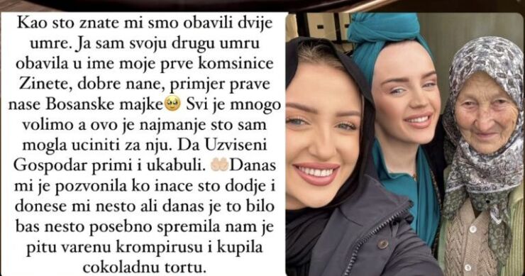 Merjem je obavila umru za svoju komšinicu, koja joj se po povratku zahvalila kako samo bosanska majka zna