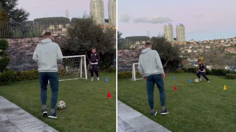 Džeko u ulozi trenera, sin Dani pokazao talenat: Bravo, hajde