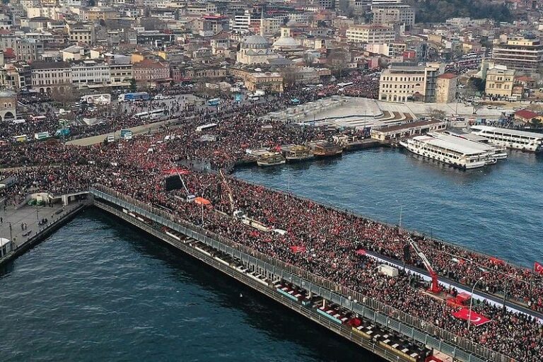 Oko 250.000 ljudi u Istanbulu 1. januara izašlo na proteste za Palestinu