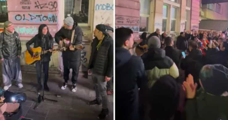 Da li ovo normalno: Tajvanac Steve zapjevao s Dubiozom, Sarajlije ga nagradile pljeskom, a naša policija kaznom od 150 KM!
