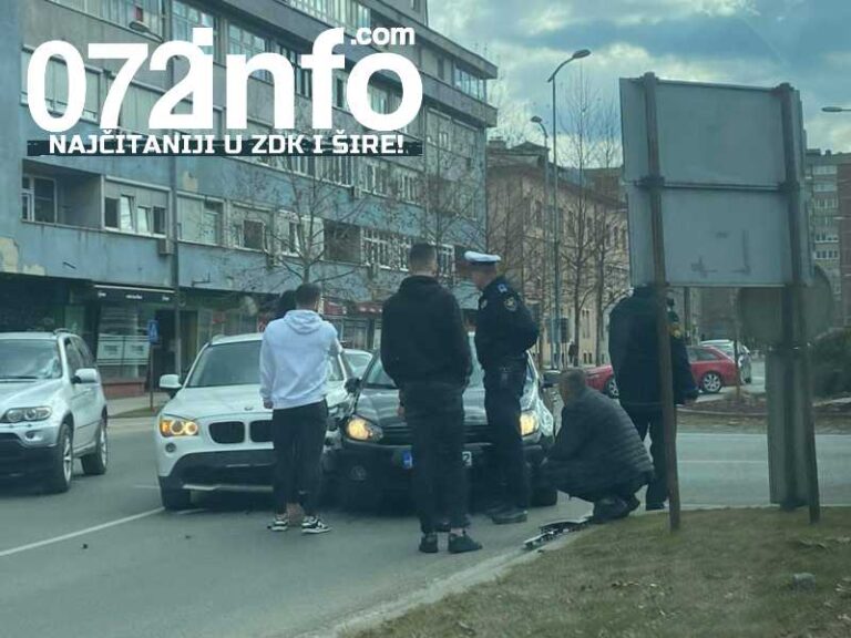 Nesreća u Zenici, policija na licu mjesta