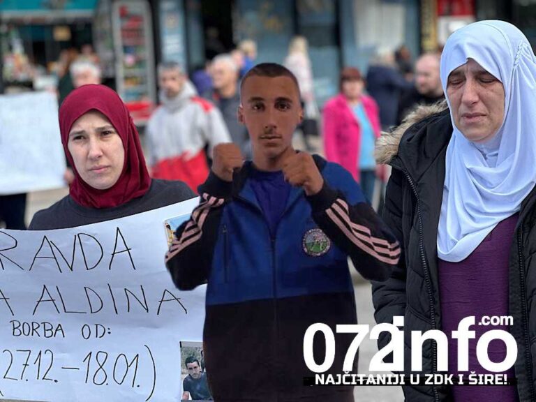 ZENICA: Danas novi protesti “Pravda za Aldina”, porodica traži istinu i kaznu za počinioce