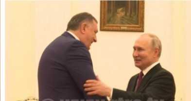 Dodik: Prvi lider koji je otišao u posjetu licu s potjernice Međunarodnog krivičnog suda Putinu nakon smrti Navaljnog