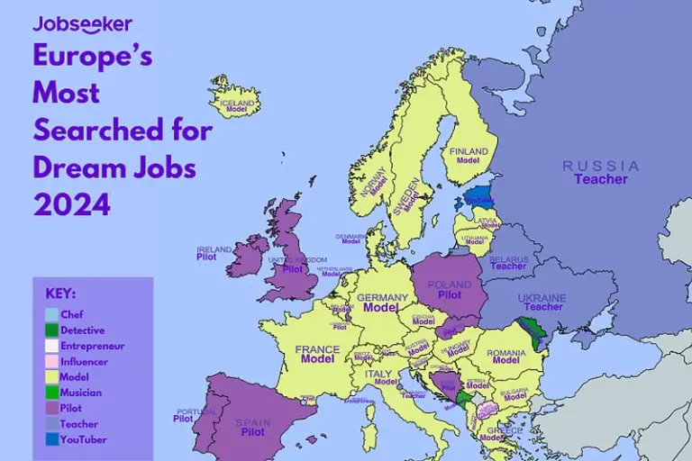 Zanimljiva mapa otkriva koji su “poslovi iz snova” u različitim zemljama, evo šta kaže za BiH