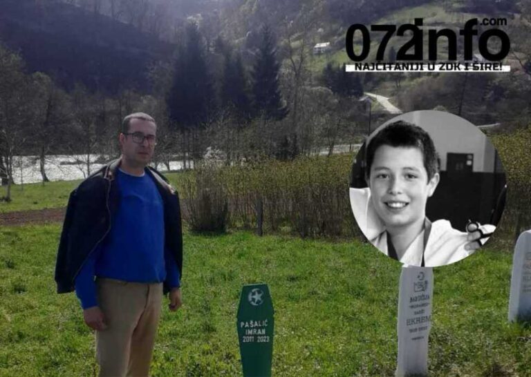 Kenan Pašalić, otac poginulog Imrana (12): Teško je svaki dan gledati u mezar sina