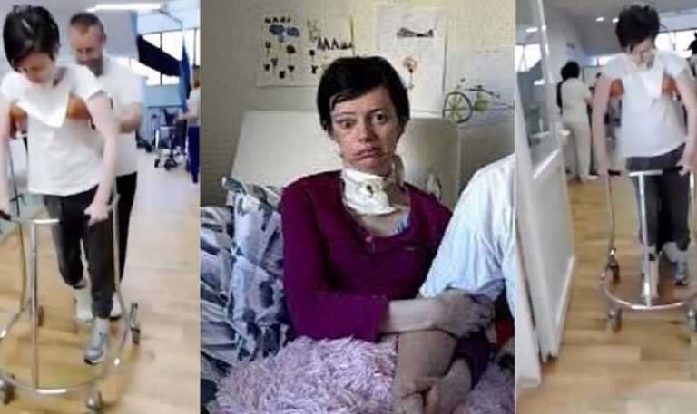 Nakon duge borbe sa karcinonom Nudžejma Ćoralić počela praviti prve korake (VIDEO)