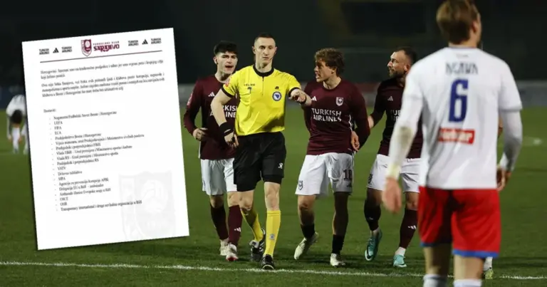 Iz FK Sarajevo pisali Tužilaštvu BiH i OHR-u: “U BiH se ne igra nogomet”