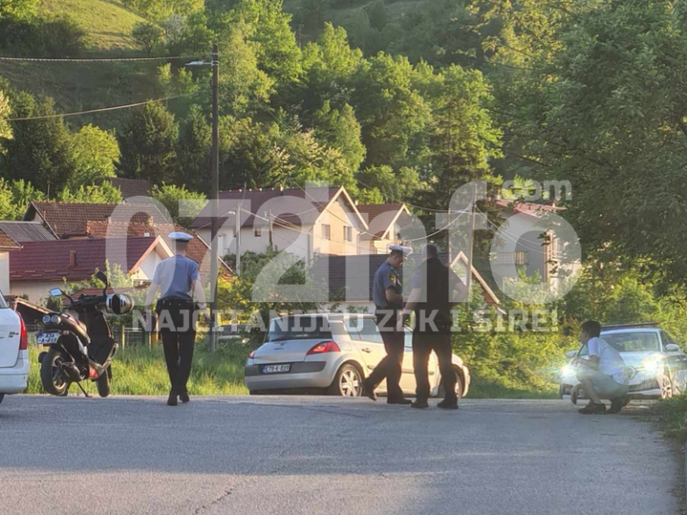 Saobraćajna nesreća u Zenici, policija na licu mjesta