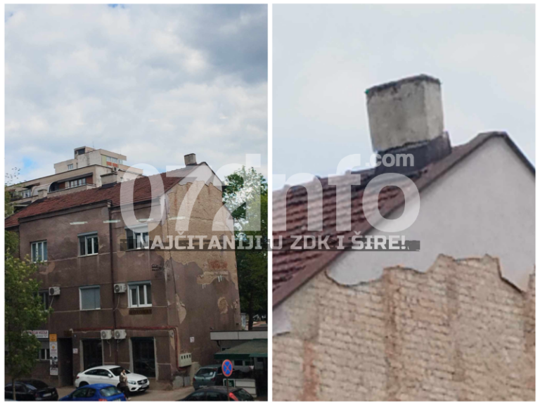 ZENIČANIN UPOZORAVA: Postoji opasnost da se sruši, mnogo naroda prolazi