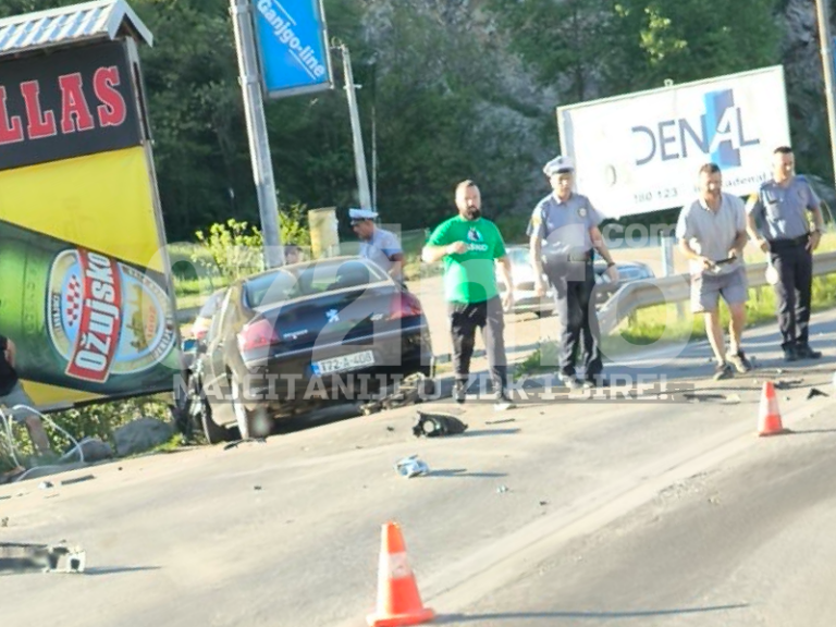 NESREĆA NA M-17: Hitna pomoć i policija na licu mjesta