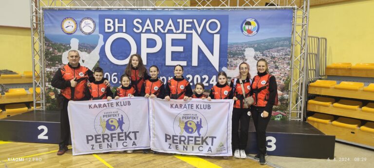 Tri medalje za Karate klub Perfekt Zenice na turniru u Sarajevu