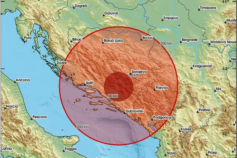 U BiH se osjetio zemljotres, građani kažu da je bio kratak i bučan
