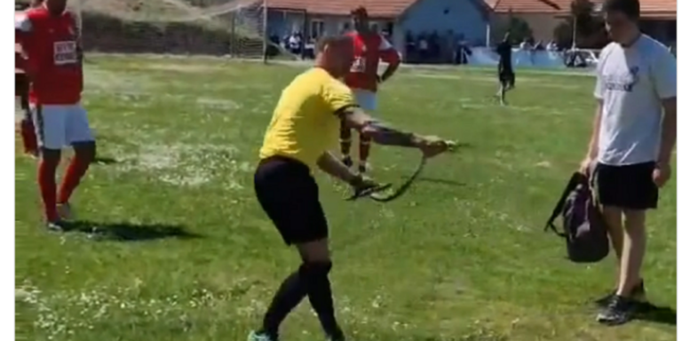 SAMO KOD NAS: Zmija ujela sudiju, ali je postao heroj – scena kakva se rijetko viđa (VIDEO)