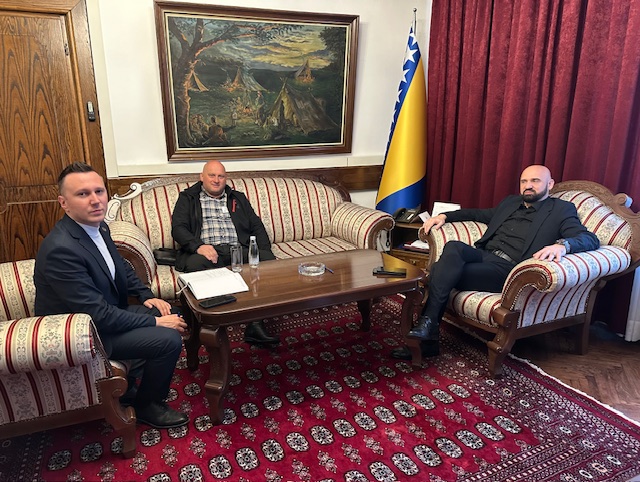 Ministar Isak sastao se sa predsjednikom Saveza ratnih vojnih invalida u FBiH