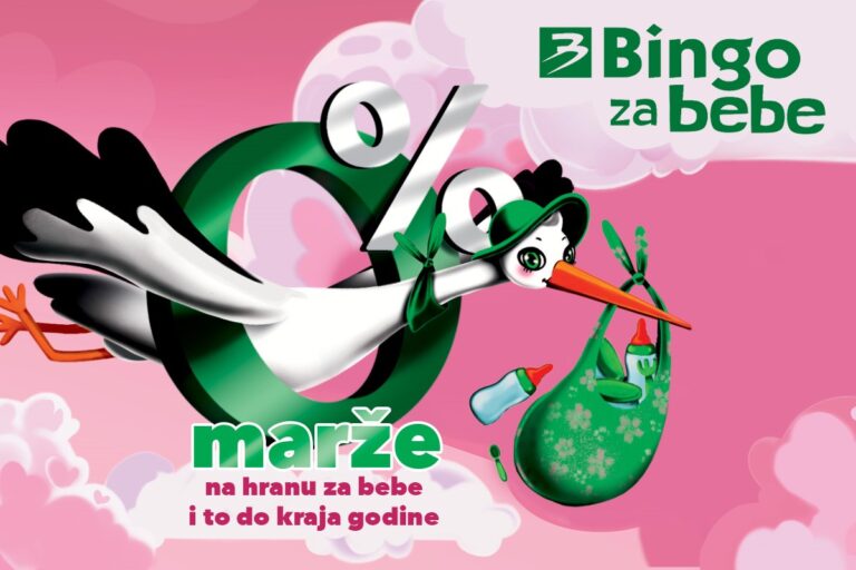 Jedinstvena akcija “Bingo za bebe“ se nastavlja – 0% marže na hranu za bebe