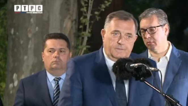 Dodik nakon sastanka s Vučićem: Ako usvoje rezoluciju o Srebrenici, RS će nastaviti samostalno
