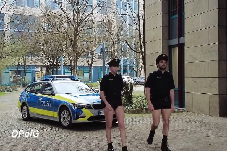 Neobična metoda: Policija u Njemačkoj u znak protesta skida hlače