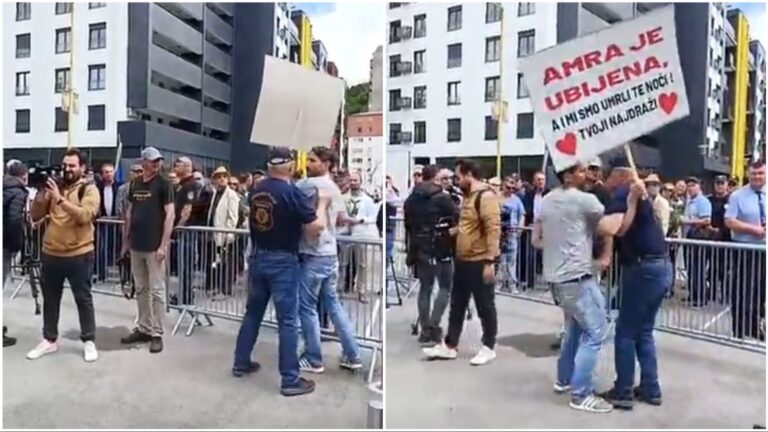 Brat ubijene Amre Kahrimanović došao na obilježavanje na Brčanskoj malti, izbio incident