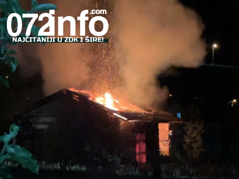 DRAMA U ZENICI: Gori kuća, vatrogasci na licu mjesta (VIDEO)