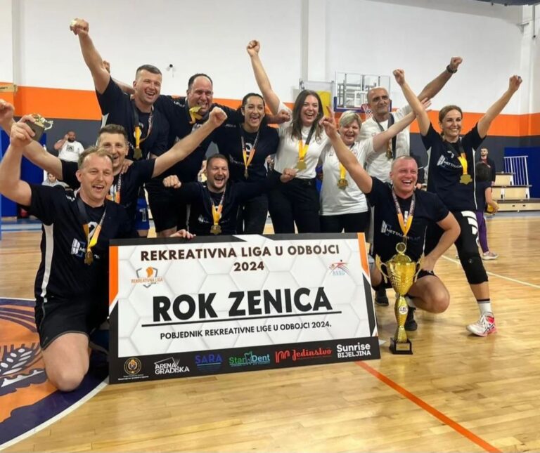 ROK Zenica osvajač 2. Rekreativne lige u odbojci
