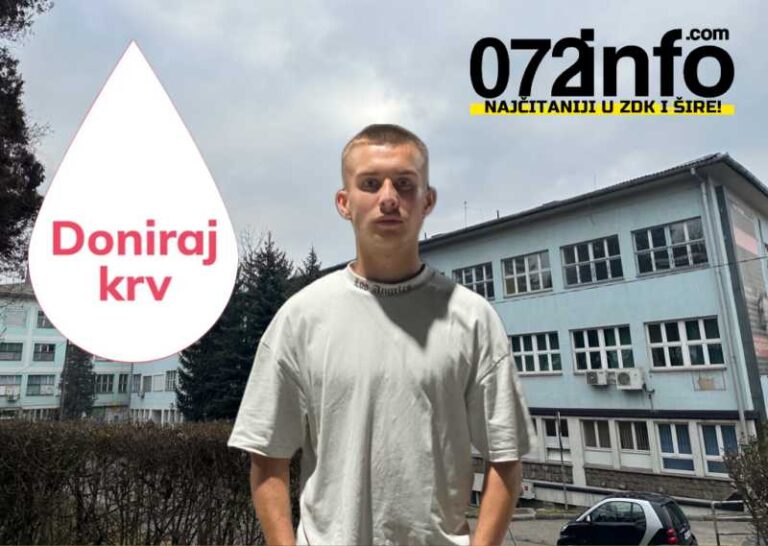 DIJELI DALJE: Mladiću Ahmedu Huseinbašiću hitno potrebna krv