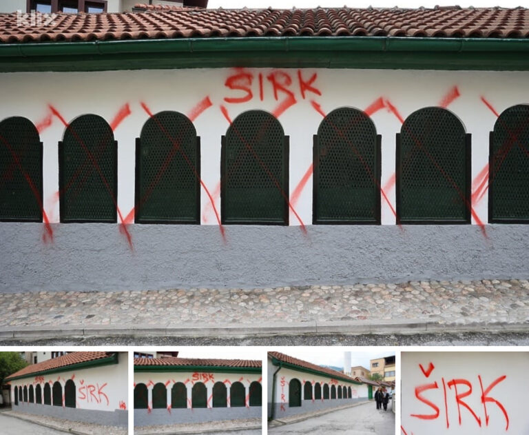 Vandali išarali turbe “Sedam braće” u Sarajevu, policija na terenu