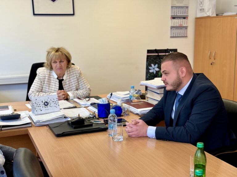 Direktor KPZ Zenica Rusmir Isak u službenoj posjeti glavnoj tužiteljici Tužilaštva ZDK