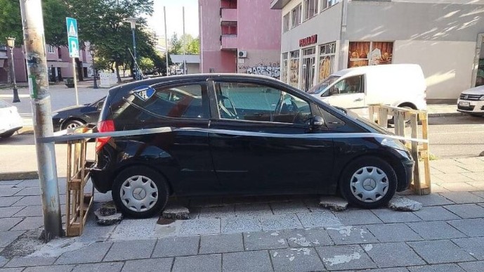 Građani uzeli stvari u svoje ruke, “parking papak” će ubuduće paziti gdje ostavlja auto…