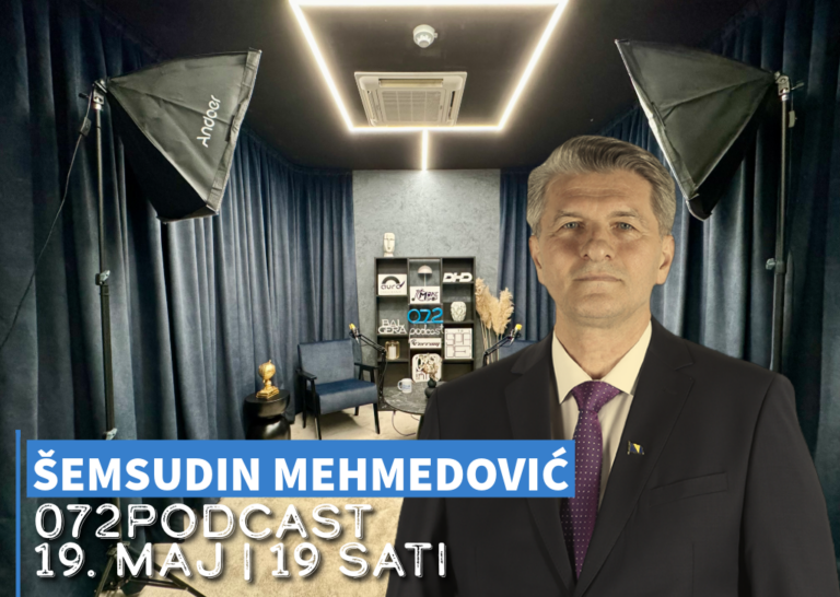 Šemsudin Mehmedović prvi gost nove sezone 072PODCASTA, očekujemo vaša pitanja!