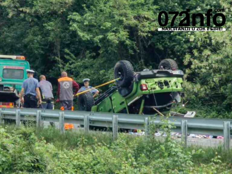 Stravične scene nesreće kod Žepča, formirane kolone na M-17 (FOTO)