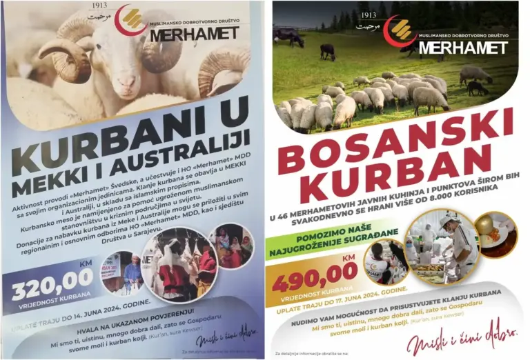 Počela Merhametova akcija: Kurbani u BiH, Mekki i Australiji