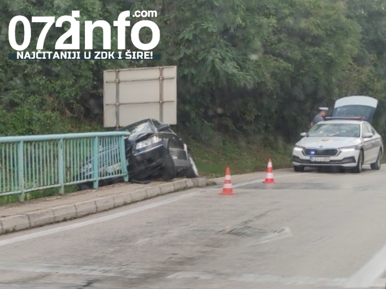 Saobraćajna nesreća u Zenici, policija na licu mjesta (FOTO)