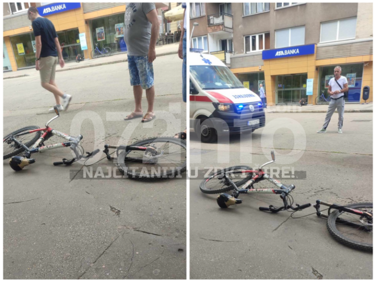 NESREĆA U CENTRU ZENICE: Dječak pao sa bicikla i udario glavom od pod, hitna na licu mjesta