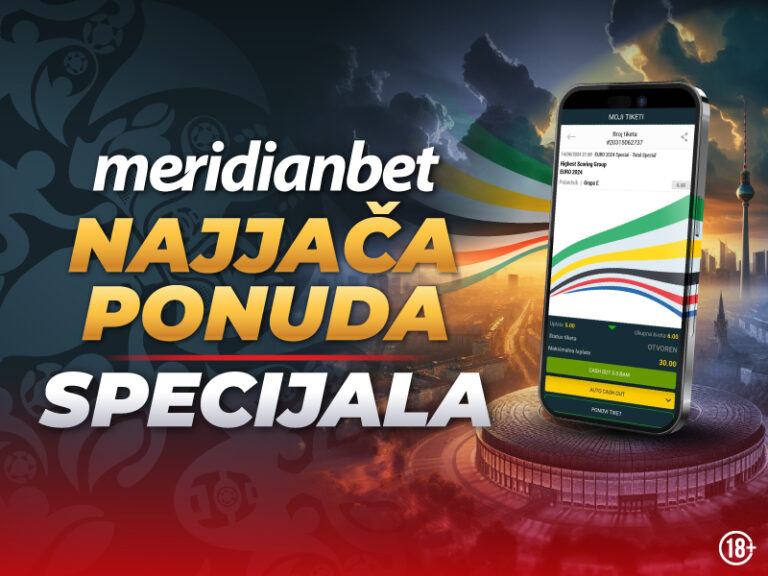 Specijali Meridiana pomjeraju granice: Fenomenalna kvota na autogol Srbije u grupnoj fazi Eura