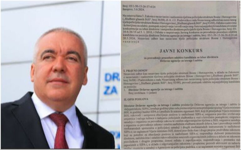 Ko će na čelo SIPA-e: Objavljen konkurs za direktora