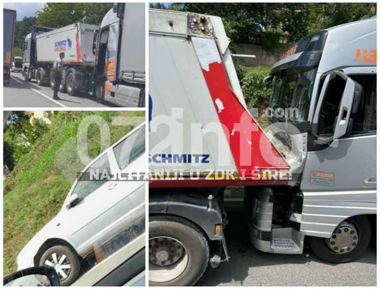 NESREĆA NA M-17: Sudar četiri vozila, policija i hitna na licu mjesta