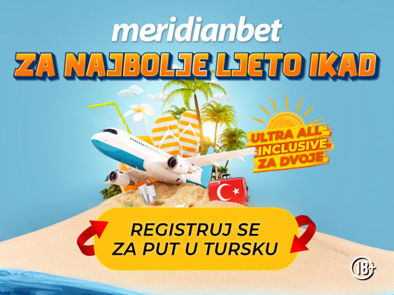 LJETUJ SEDAM DANA BESPLATNO: Registruj se u Meridianu, čekiraj u Turskoj!