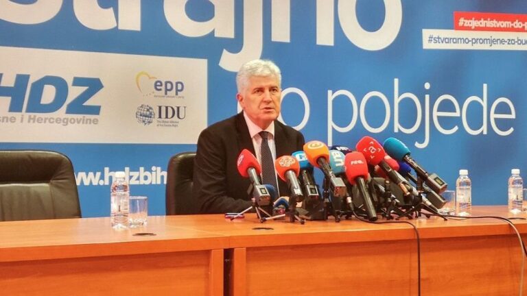 Čović: BiH je nedjeljiva država, prestati pokušavati ostvarivati neke ciljeve koji u ratu nisu ostvareni