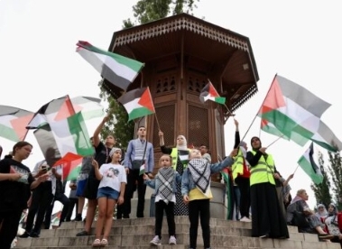 U Sarajevu počela još jedna protestna šetnja u znak podrške narodu Palestine