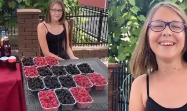 Djevojčica Ajla prodaje voće kako bi zaradila za knjige i džeparac (VIDEO)