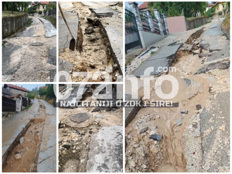 Sanacija puta u MZ Stranjani nakon intenzivnih kišnih padavina
